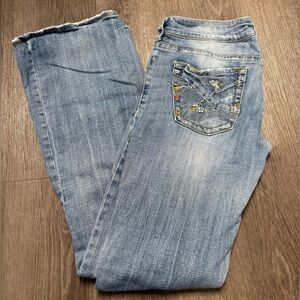 Silver Jeans Tuesday Bootcut Jeans size s/m W 28 L 33 Stretch Y2K Light Blue